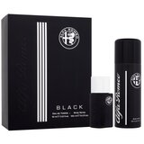 Alfa Romeo Black Set toaletna voda 15 ml + sprej za tijelo 150 ml za moške | shoptok.hr