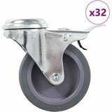  Okretni kotačići s otvorom za vijak 32 kom 75 mm | shoptok.hr