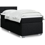 vidaXL spring krevet s madracem crni 90x190 cm od tkanine | shoptok.hr