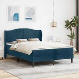  Okvir za krevet s uzglavljem Plava 140 x 200 cm Baršun - Plava 140 x 200 cm | shoptok.hr