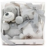 Bbo set plišana igračka + ćebence Grey Dog | ePonuda.com