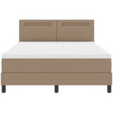  Krevet s opruga kutije s madracem Boja cappuccina 160 x 200 cm | shoptok.hr