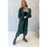 Kesi Long cardigan dark green | shoptok.hr