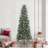 vidaXL Umestno božično drevo med 300 LED Zelena 96 x 96 x 240 cm | Shoptok.si