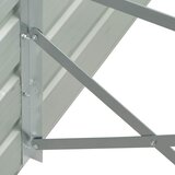  Vrtna sadilica od pocinčanog čelika 100 x 40 x 77 cm siva | Eponuda.com