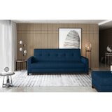 ELTAP Plava baršunasti sklopiva/s prostorom za odlaganje sofa 216 cm Selene – | shoptok.hr
