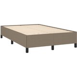  s oprugama i madracem smeđesivi 120 x 190 cm od tkanine | shoptok.hr