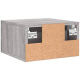  Zidni noćni ormarići 2 kom boja sivog hrasta sonome 35x35x20 cm | shoptok.hr