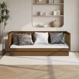  Dnevna postelja medeno rjava 100x200 cm trdna borovina, (20726925) Cene