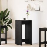 vidaXL Barski stol Crni hrast Masivna hrastovina Visina: 103.5 cm | shoptok.hr