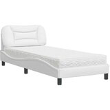  Krevet s madracem bijeli 80 x 200 cm od umjetne kože | shoptok.hr