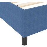  Postelja s podnožjem Modra 80x200 cm iz žametnega blaga, (22051998) | Shoptok.si
