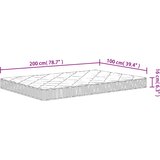  Madrac od pjene srednje mekani 100 x 200 cm | shoptok.hr