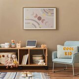  Plakat - Phases of the Moon with a Rainbow 60x40 Zlatni okvir s margom | shoptok.hr