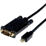 Value Mini-DisplayPort / VGA adapterski kabel mini DisplayPort vtič\, VGA 15-polni vtič 1.00 m črna 11.99.5805 DisplayPort kabel, (20415605) Cene