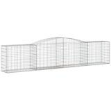  Lučne gabionske košare 9 kom 400x50x80/100 cm pocinčano željezo | shoptok.hr