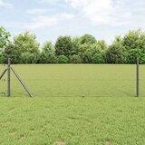 vidaXL Heksagonalna Ograda Siva 0.5x10 m Čelik | shoptok.hr
