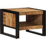 vidaXL Kava miza 50x50x38 cm Masivni neobdelan les Mango Cene
