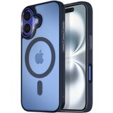 AVIZAR Ohišje MagSafe za iPhone 16 Hrbtna podloga Frosted Obris, Modra noč, (5000015721) | Shoptok.si