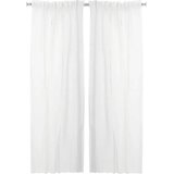 Classic Textiles of Sweden Zavese Linus, 2 kosa, 140 x 280 cm - off-white Cene