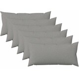  Presvlaka za jastuk 6 kom. HEERLEN Oblačnosiva 40 x 70 cm - Siva tkanina oblak 40 x 70 cm 6 | shoptok.hr