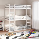 The Living Store Trojni pograd bel 80x200 cm trdna borovina - Trojni Pograd, (21625299) | Shoptok.si