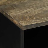  Stol za kavu svijetlo sivi 80x54x40 cm Puno drvo Mango | shoptok.hr