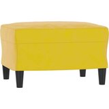  Trosjed s tabureom žuti 180 cm baršunasti | shoptok.hr