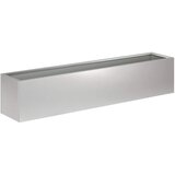  Vrtna saksija Srebrna 80 x 20 x 20 cm Pocinčani čelik - Pocinčani čelik 80 x 20 x 20 cm 1 | shoptok.hr