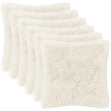  Presvlaka za jastuk 6 pcs HEERLEN Bijela 50 x 50 cm PV flis | shoptok.hr