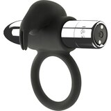 Black&Silver črna&srebrna- burton prstan za polnjenje 10 načinov vibriranja, (21267569) | Shoptok.si