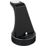 Tudi podlaga za nalaganje za Apple Watch in Black iPhone vključuje USB polnilnik, (21262250)