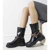 Gemre Black insulated ankle boots Marsha | Shoptok.si