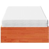  Dnevna postelja z vzmetnico vošč. rjava 90x190 cm borovina, (21791526) | Shoptok.si