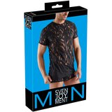 Svenjoyment muška košulja s efektom izgaranja (crna) - XL Cijene