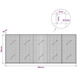  Gabion s žicom debljine 5 mm i mrežom 5x5 cm 250x10x100 cm - 10 cm 100 cm 250 cm | shoptok.hr