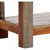 vidaXL Konzolni stol s 3 ladice 120 x 30 x 75 cm masivno drvo šišama | shoptok.hr