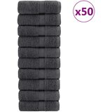 vidaXL Ručnici za goste 50 kom antracit 30x50 cm 600 gsm 100 % pamuk | shoptok.hr
