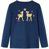 vidaXL Dječja majica dugih rukava modra 140 | shoptok.hr
