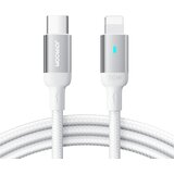 Joyroom Trpežen pleten kabel za iPhone A10 Series USB-C - Lightning 20W 2m bel, (21090906) | Shoptok.si