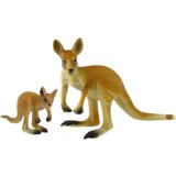  Set of 2 figurines Kangaroo with cub Animals of the World series | shoptok.hr
