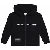Marc Jacobs Dječja pamučna dukserica boja: tamno plava, s kapuljačom, s tiskom