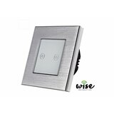 Wise Wifi pametni prekidač za roletne/zavese, aluminijumski panel srebrni WR0011 Cene