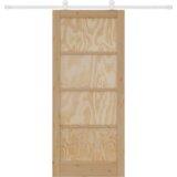 vidaXL Klizna vrata s kompletnim setom "ORKDAL" Čvrsta borovina | shoptok.hr