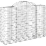  Lučne gabionske košare 5 kom 200x50x140/160cm pocinčano željezo | Eponuda.ba