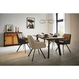 Bessagi Home naslanjač billy, bež, vrtljiv | Shoptok.si