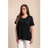 Fenzy Majica S Okruglim Izrezom Plus Veličine, Crna | shoptok.hr