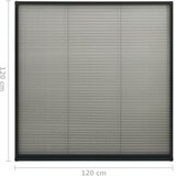  Zaslon protiv insekata za prozore antracit 120x120 cm aluminij | shoptok.hr