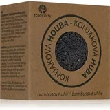 Konjac mushroom bamboo charcoal čistilna gobica proti nepravilnostim na koži 7x4 cm