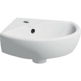 Geberit lavabo zidni selnova ugaoni 414X412 sa prelivom i otvorom za slavinu | ePonuda.com